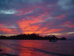 Magic sunset at koh Phayam