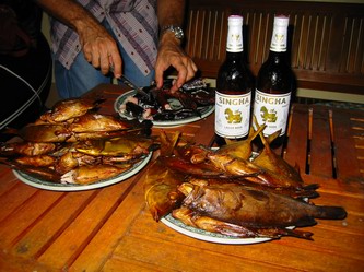 Own smoking fish