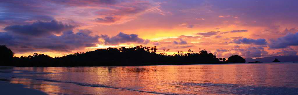 Sunset at Koh Phayam buffalo bay