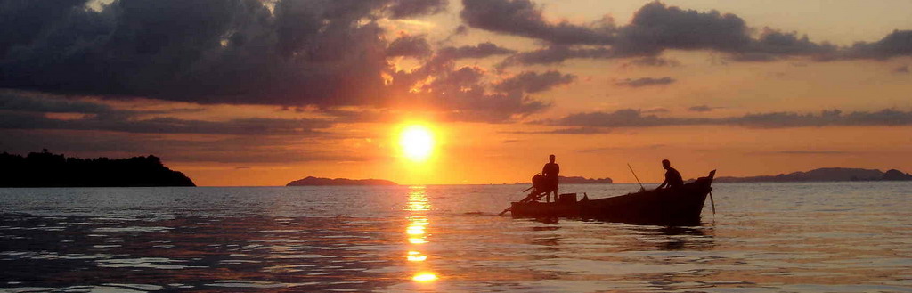 sunset at koh pahaym island