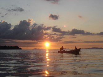 sunset at koh phayam