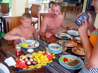 amazing food at Koh Phayam