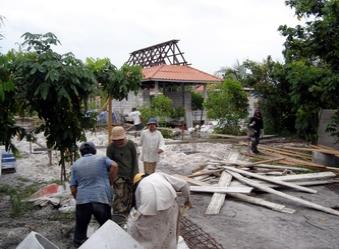 Construction work at Buffalo Bay