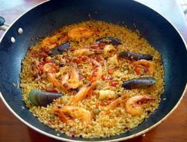 paella at buffalo bay restaurant ko phayam